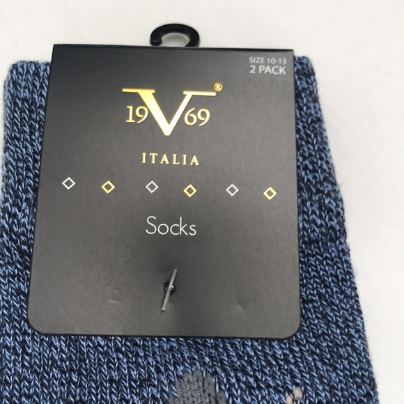 19V69 MENS ITALIA DRESS SOCKS 2 PACK EACH PAIR UNIQUE THE PHOTOS ARE DETAILED - Picture 4 of 8